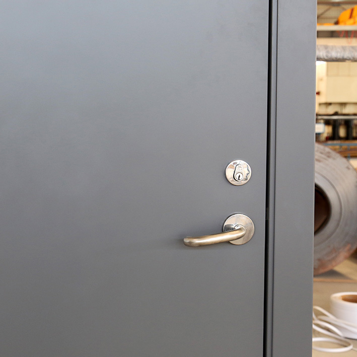 Certified Commercial Double 1-3 Hours Fire Rated Steel Doors Exterior High Quality Fire Rated Metal Exterior Steel Doors