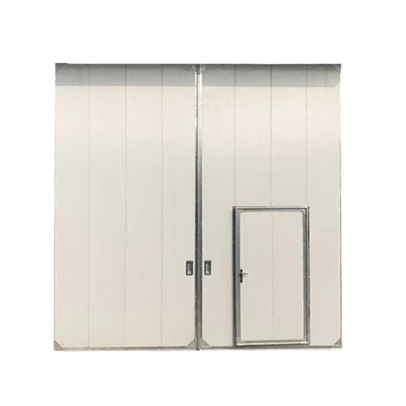 Industrial Double Swing Door with Wicket Door Steel Access Door for Workshop and Logistics Center