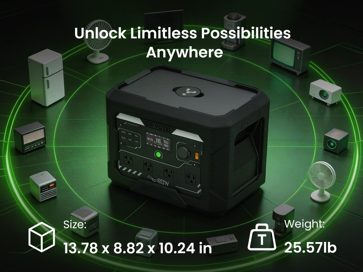 GEYOTO N1000 Portable Power Station