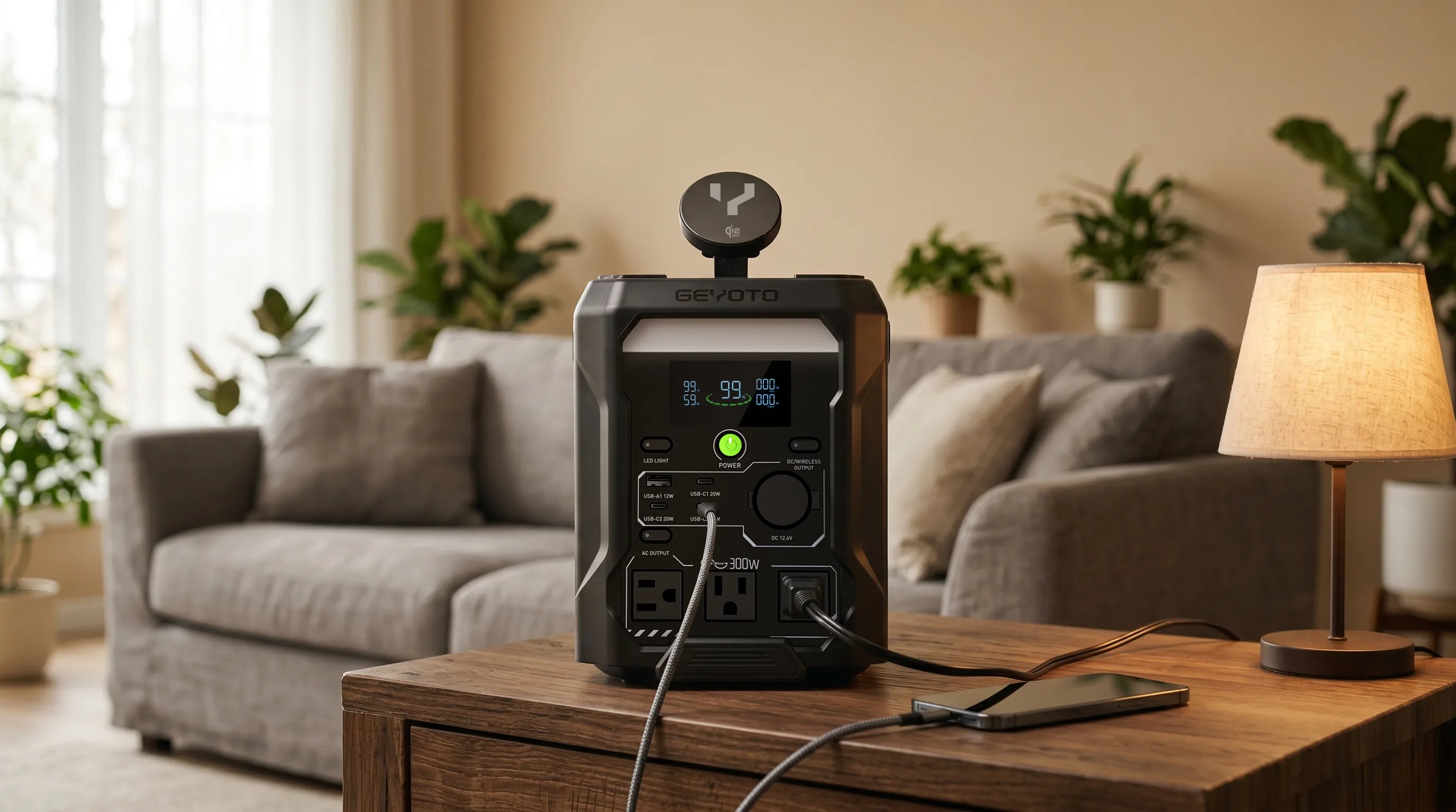 emergency backup power station