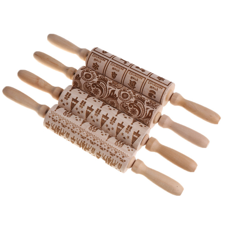 Home Kitchen Solid Wood Smooth Wholesale Rolling Pin for Baking Wooden Rolling Pin