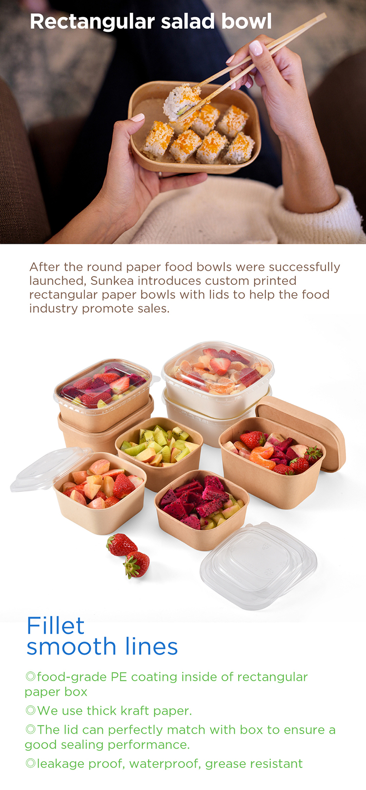 Salad Bowl with Lid