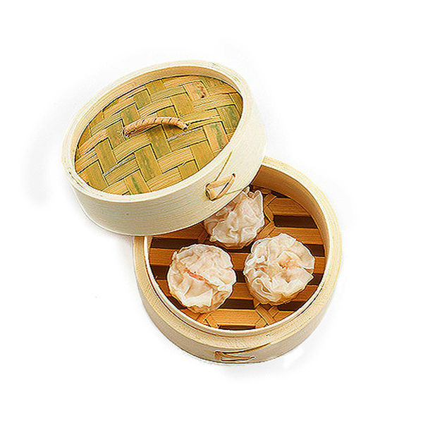 Cuiseur Vapeur Rond Japonais En Bambou Ensemble De Commercial Dimsum Chinois Forfait Pour Petit Boulettes