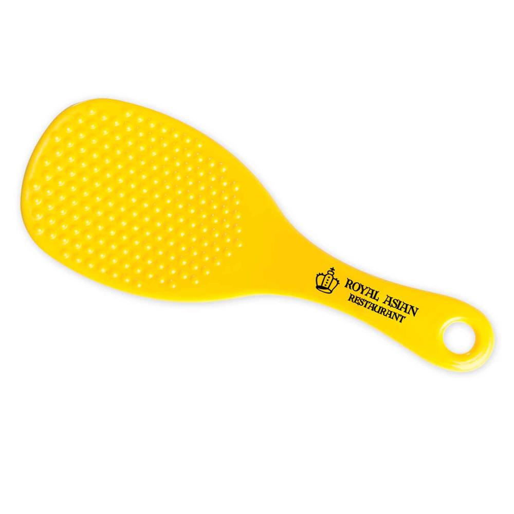 USA Made and Printed Rice Paddle with a One Color Print in One Location Top Rack Dishwasher Safe