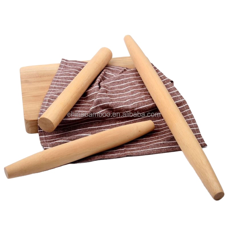 2022 Bamboo Wooden French Rolling Pin for Pastry Baking