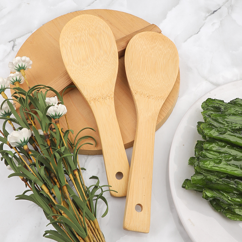 Green, Healthy, and Environmentally Friendly Rice Paddle Set Non-stick Cookware Kitchen Accessories Rice Spoon Suitable for Rest