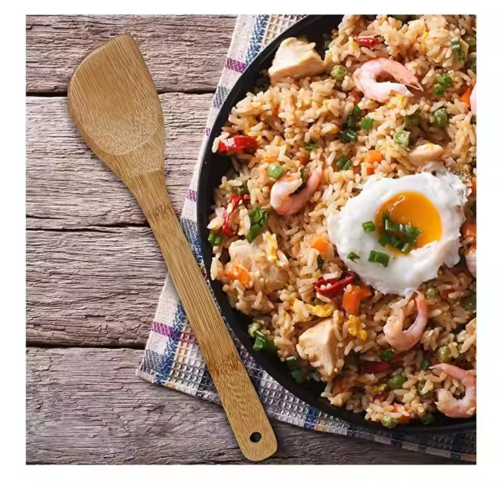 Wholesale Non Stick Cooking Tool Set Kitchen Stir Fry Spatula Bambo Kitchen Utensils for Cookware
