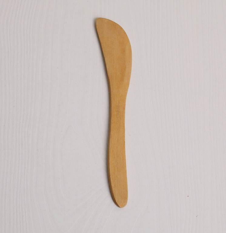 Custom Eco-friendly Wooden/Bamboo Small Mini Cosmetics Spatulas 7x1.7cm LS LS-312414