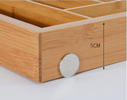 Kitchen Drawer Organizer Utensil Holder and Cutlery Bamboo Expandable Silverware Tray