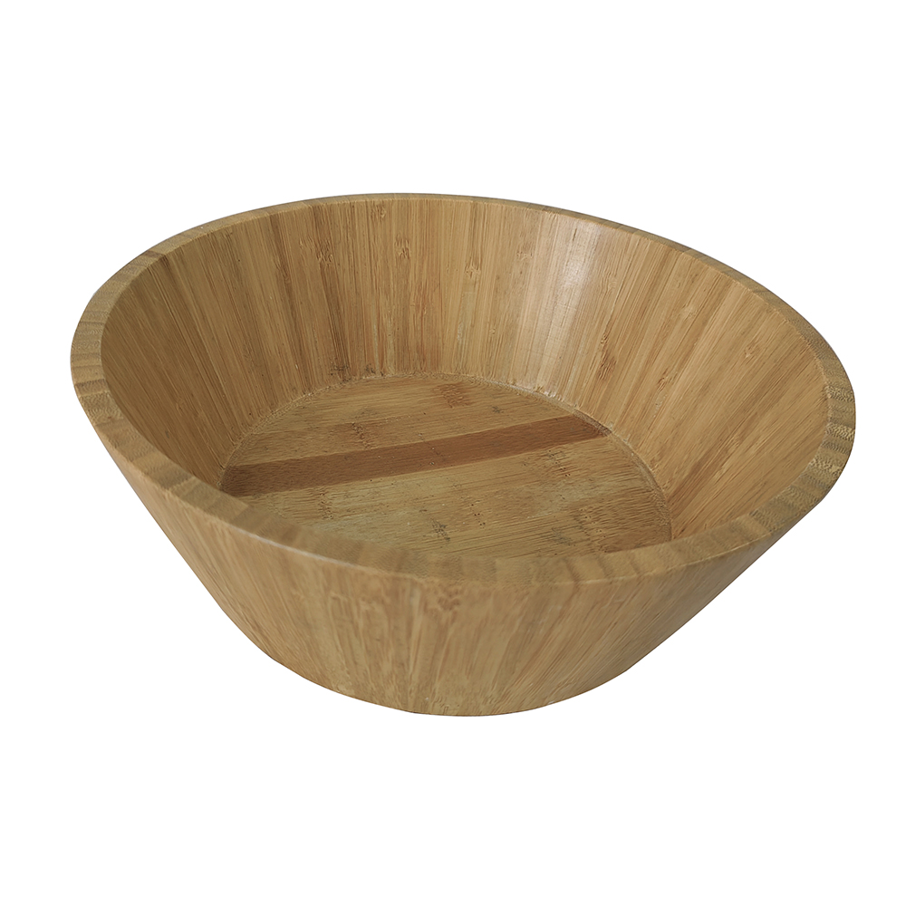 Eco-Friendly Bamboo Serving Bowl
