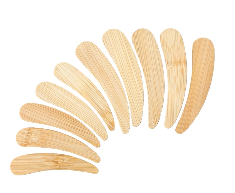 100% Sustainable Bamboo Mini Tools Mini Spatula Spoon for Ice Cream Eco-friendly Wooden Mini Scoop 6/7/10cm