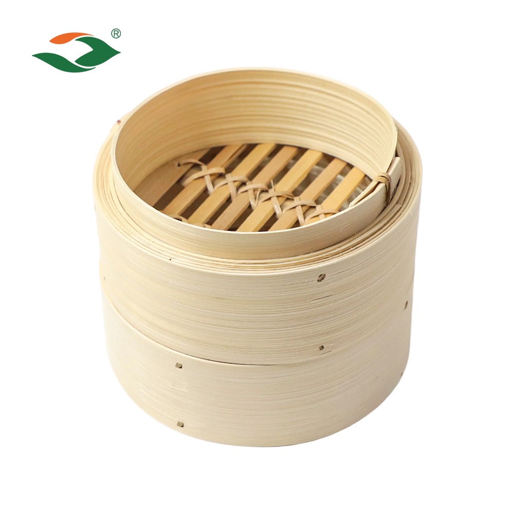 Mini Bamboo Steamer 10cm Small Bamboo Steamer Basket for Dumpling