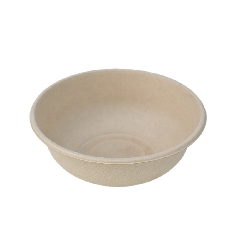 Disposable Biodegradable Bamboo Bowls for Restaurants Eco-Friendly Manufacturing