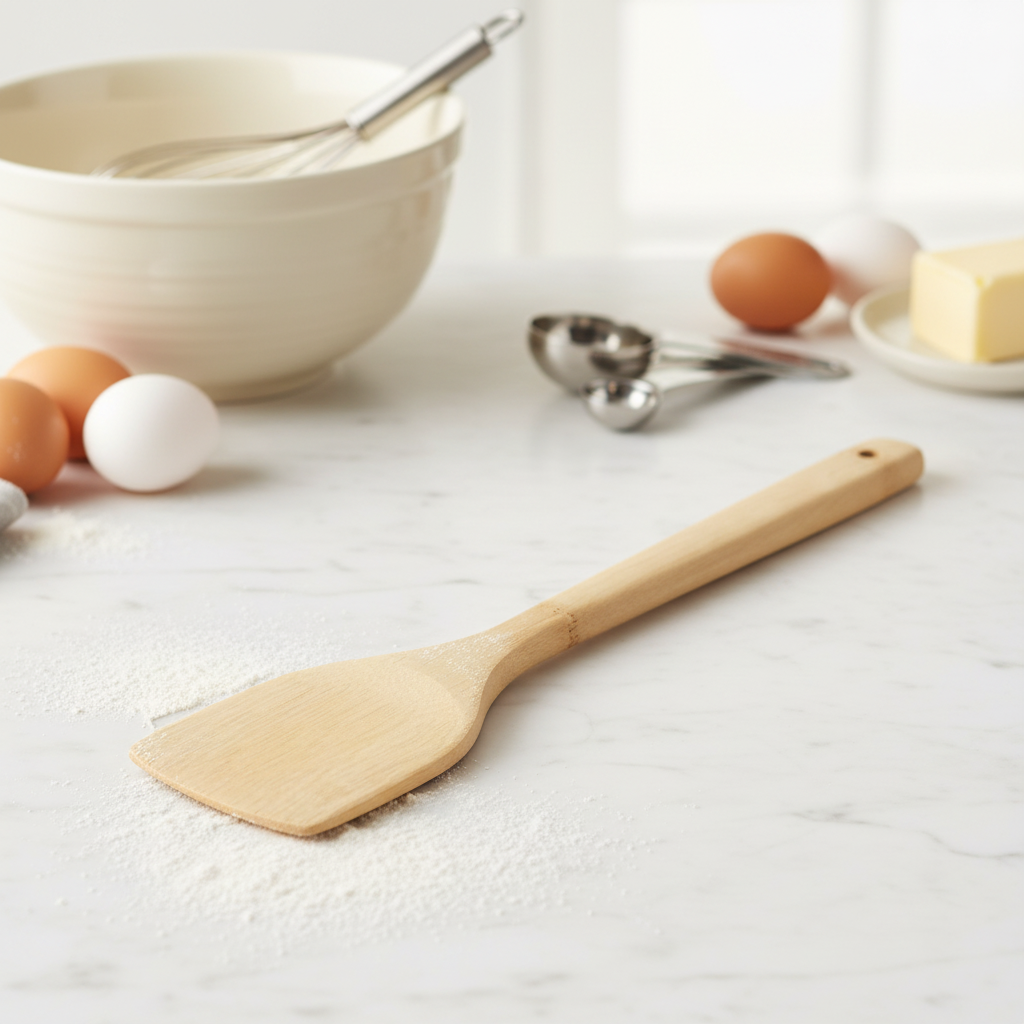 Eco-friendly Chinese Style Bamboo Kitchen Cooking Spatula Food Safe Non-Stick High Heat Resistant