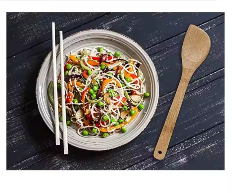 Wholesale Non Stick Cooking Tool Set Kitchen Stir Fry Spatula Bambo Kitchen Utensils for Cookware