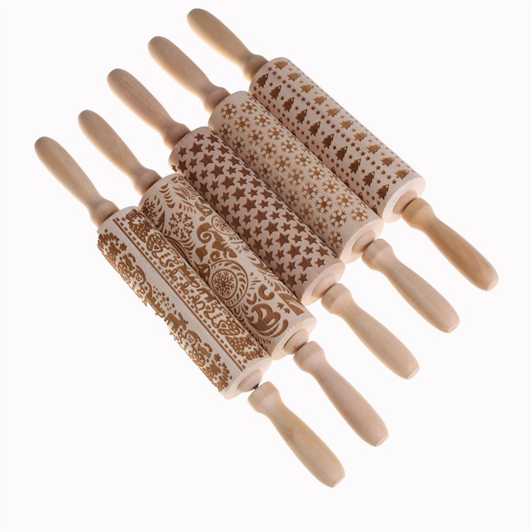 Home Kitchen Solid Wood Smooth Wholesale Rolling Pin for Baking Wooden Rolling Pin