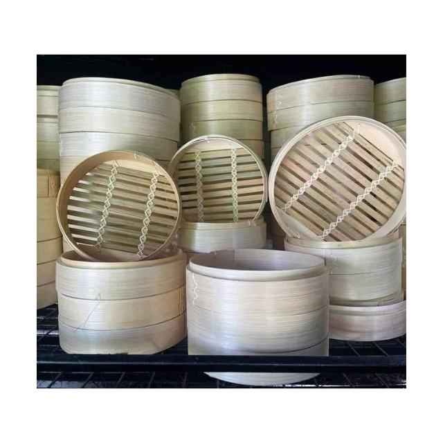 PREMIUM QUALITY Bamboo Steamer Handmade Durable For Dim Sum Cooking And Serving Fresh Dumplings In Professional Kitchens