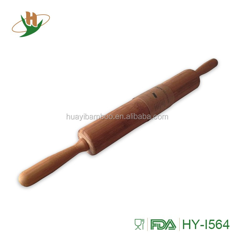Bamboo Rolling Pin with Bearings