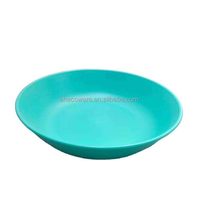 Bamboo Fiber Melamine Reusable Salad Bowl High Quality Dinnerware Food Serving
