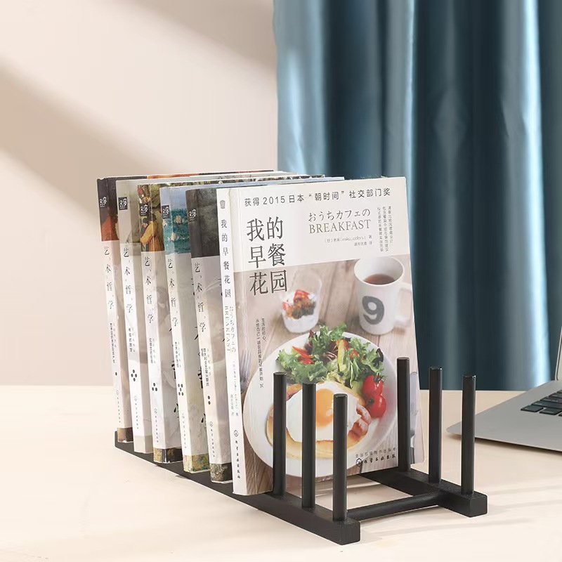 Natural Bamboo Wooden Single Dish Drying Rack Multi-Purpose Standing Type Storage Solution for Baking Pan Cup Pot Lid Bowl