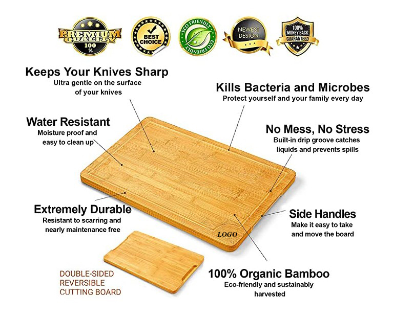 Bamboo Chopping Board Detail