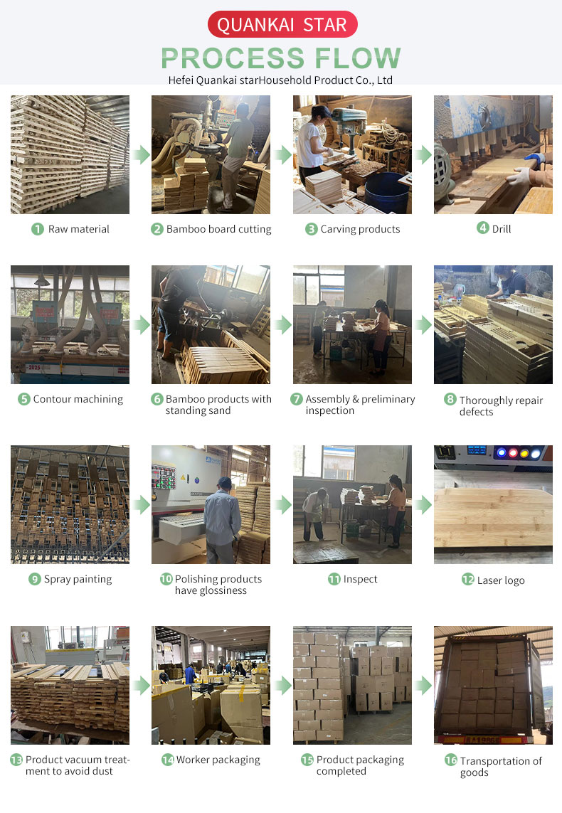 Bamboo products display 2