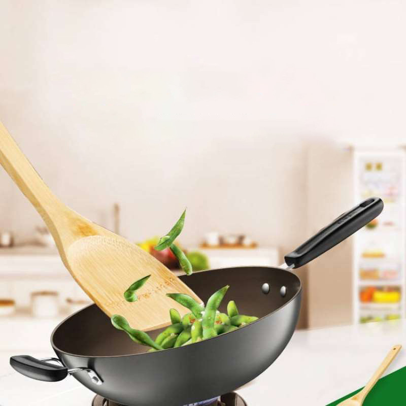 Wholesale Non Stick Cooking Tool Set Kitchen Stir Fry Spatula Bambo Kitchen Utensils for Cookware