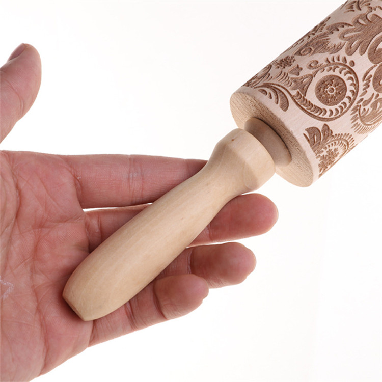 Home Kitchen Solid Wood Smooth Wholesale Rolling Pin for Baking Wooden Rolling Pin