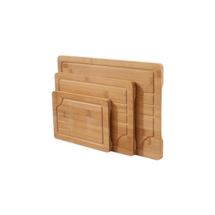 Bamboo Boards for Kitchen Wood Cutting Board for Chopping Board Serving Tray With Handle