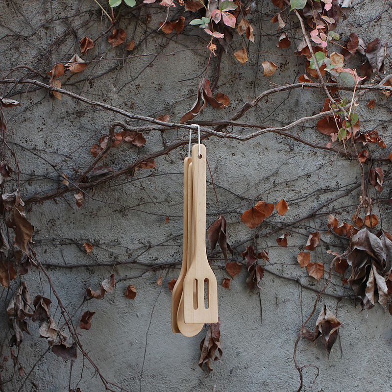 Wholesale Non Stick Cooking Tool Set Scraper Spatula Pot Spoon Bamboo Wooden Kitchen Utensils for Cookware
