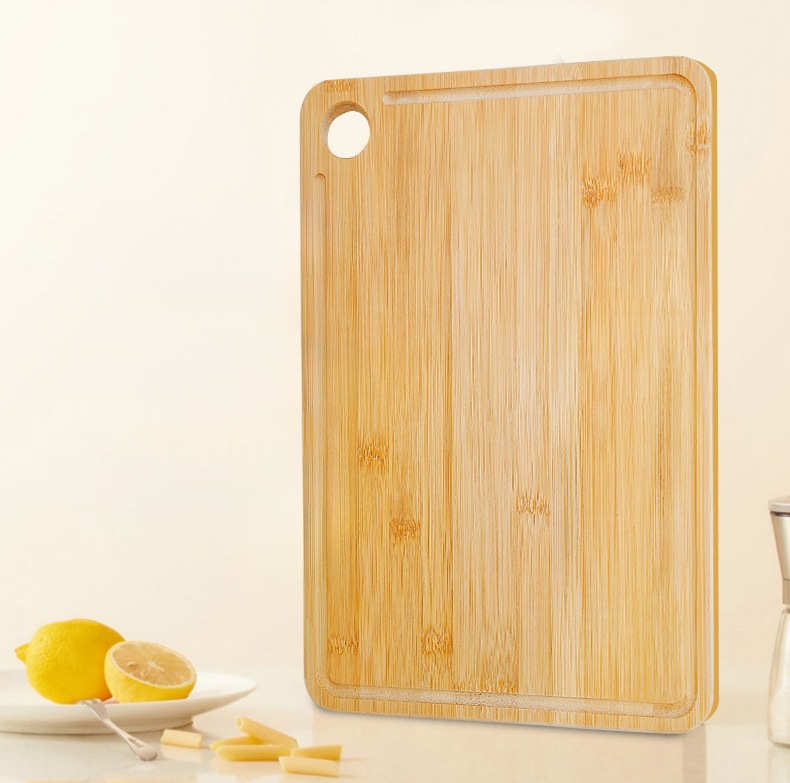 Custom Double Sided Bamboo-Wood Cutting Board - Dual-Sided Kitchen Chopping Block for Fruits &amp; Vegetables