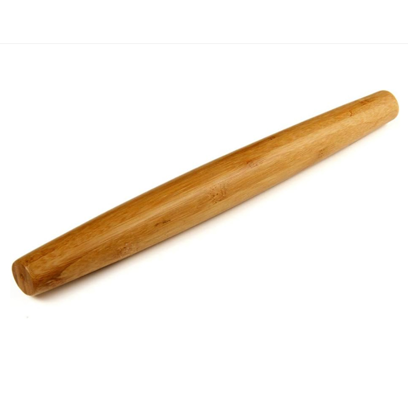 Classic French Rolling Pins Bamboo Wooden Rolling Pin for Baking Pizza Dough Pie Cookie, 13-Inch