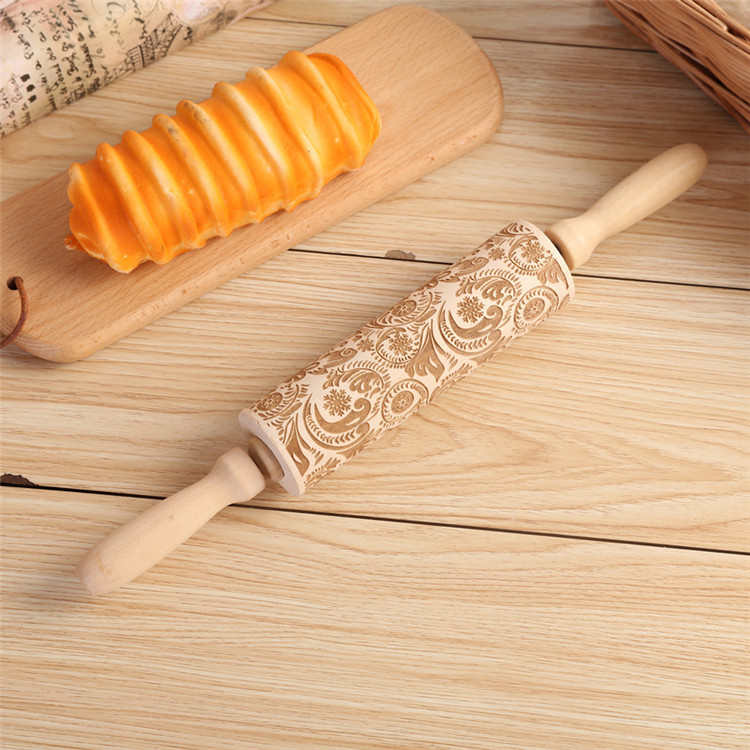 Home Kitchen Solid Wood Smooth Wholesale Rolling Pin for Baking Wooden Rolling Pin