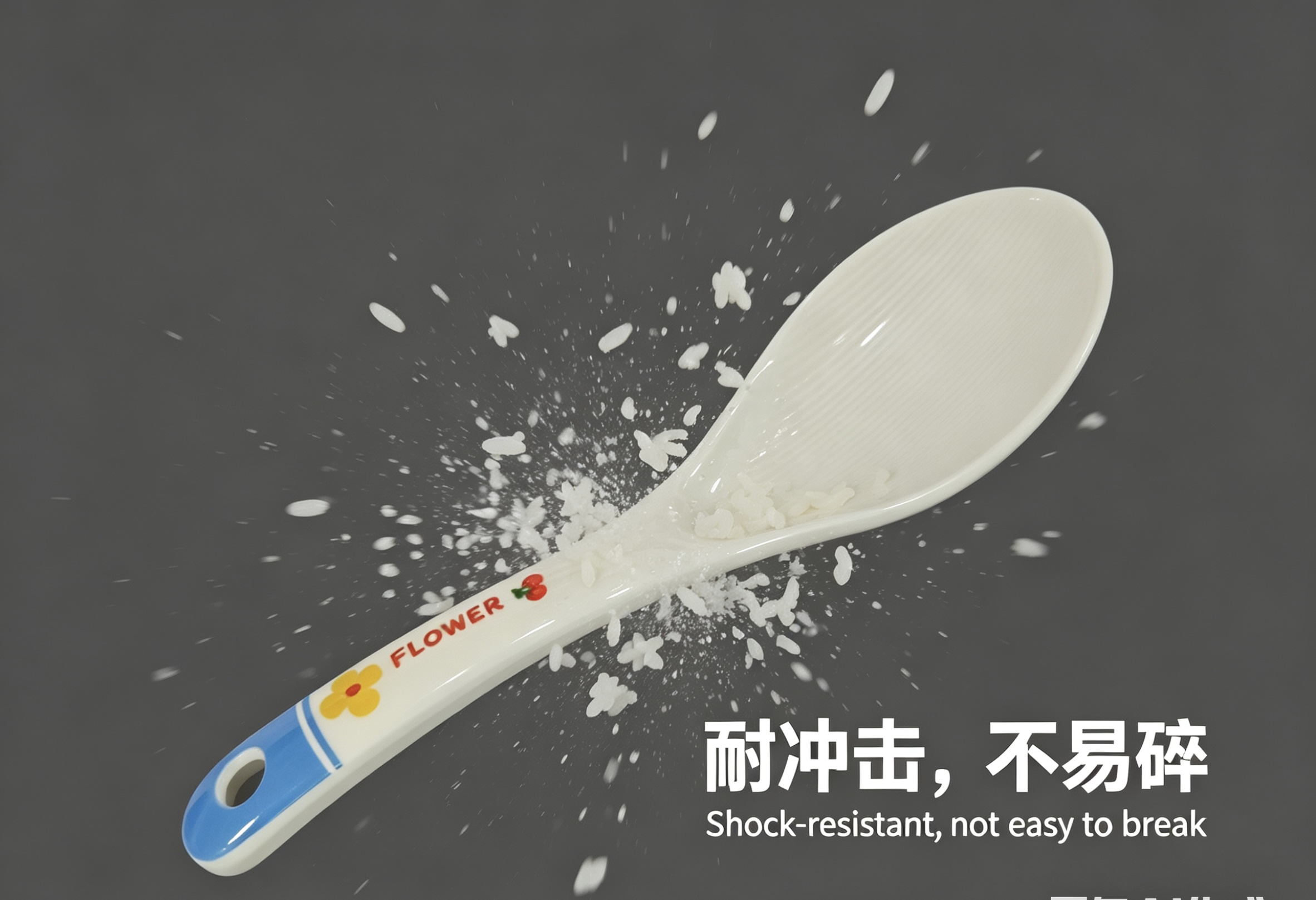 Heat Resistant Melamine Rice Paddle, Non-Stick, Perfect for Serving Rice