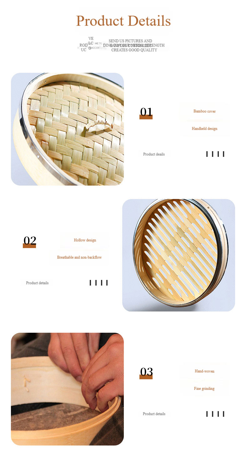 Bamboo Steamer Detail 8