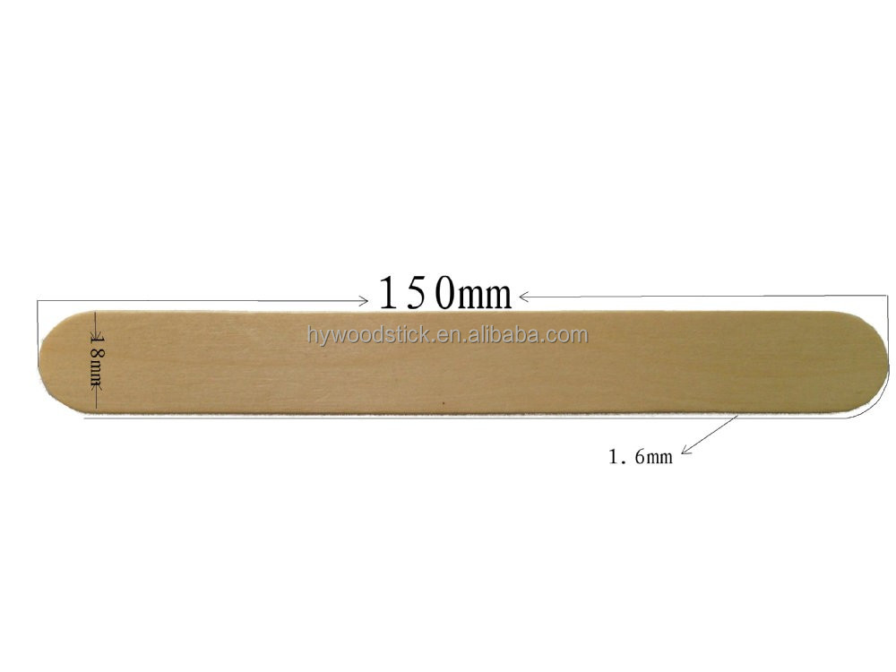 High Quality Eco-Friendly &amp; Sustainable Wooden Bamboo Spatula Disposable Wax for Eyebrows Cream Cosmetics Ice Cream Sticks