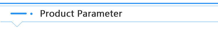Product Parameters Header