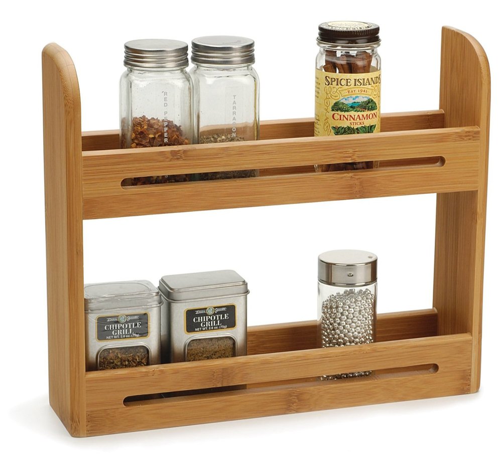 Bamboo Spice Rack 2