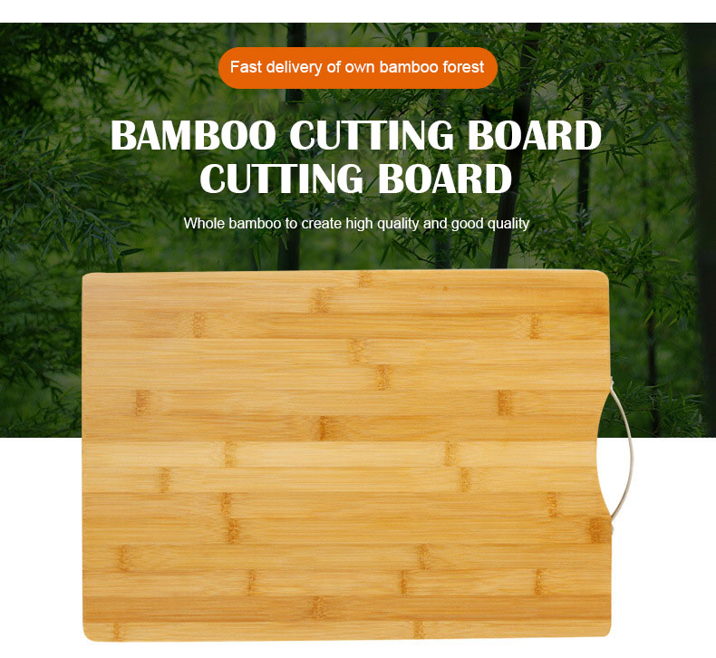 Bamboo chopping board detail 1
