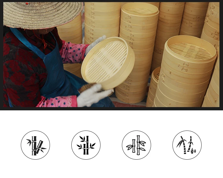 Bamboo Steamer Usage Display 1