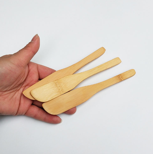 Natural Bamboo Toothless Spatula Disposable Beauty Spatula