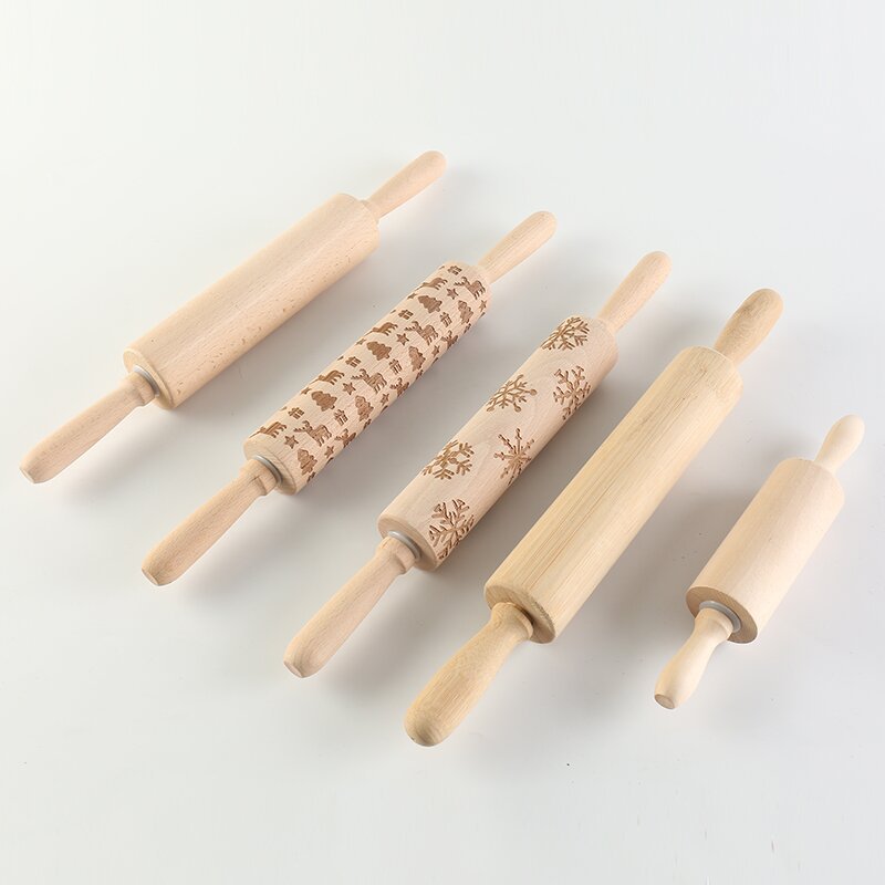 Amz Hot Selling Bamboo Rolling Pin-Multiple Sizes for Kitchen Use Meat &amp; Poultry Tools Made in China