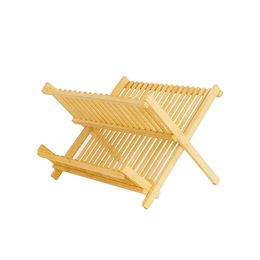 Bamboo Folding Rack View 1