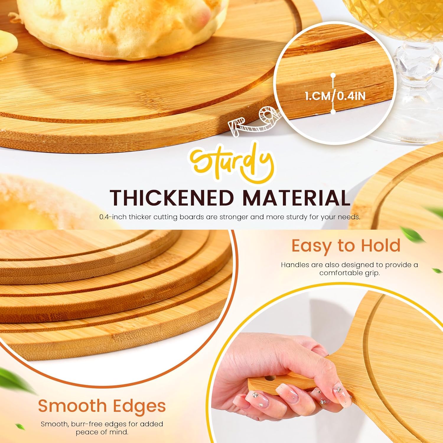 High-End Tableware Bamboo Pizza Spatula and Food Grade Wood Tray for Family Restaurant Celebrations