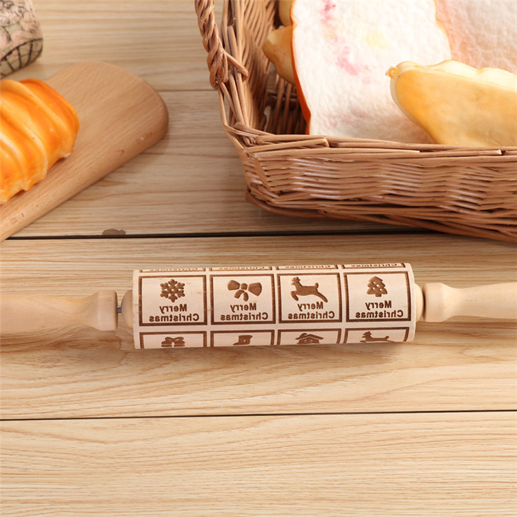 Home Kitchen Solid Wood Smooth Wholesale Rolling Pin for Baking Wooden Rolling Pin