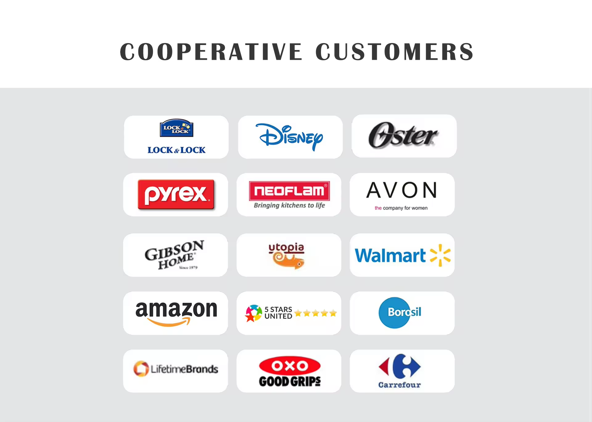 Who chose us partner logos