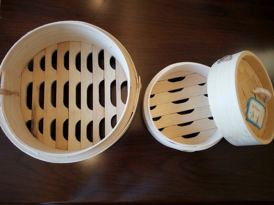 Kitchen Food Cookware Bamboo Steamers Cooking Dim Bun Momo Baozi Dumplings Bamboo Steamers