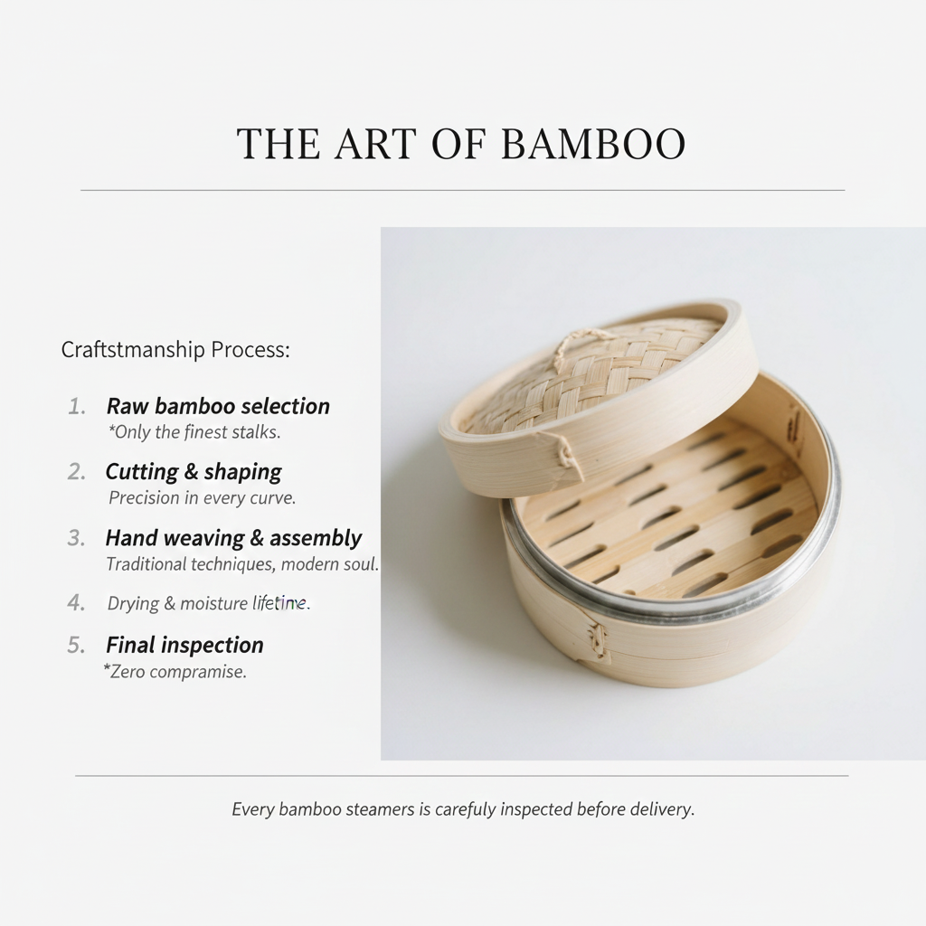 Natural Bamboo Steamer for Dim Sum and Dumpling 2 Tier with Lid Eco Friendly Food Grade Bamboo Steamer Basket for Restaurant