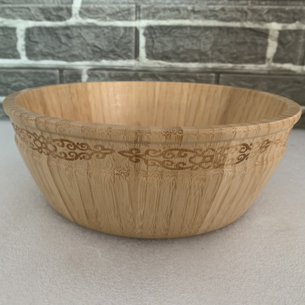 20 cm Bamboo Eastern Europe Salad Fruit Bowl