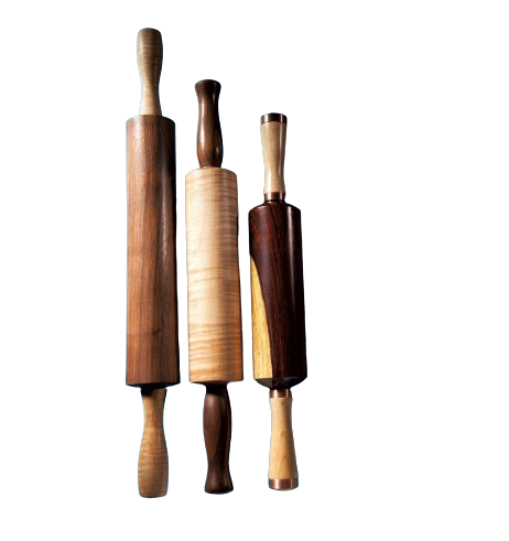 Kitchenware Accessories Supplier Top Selling Kitchenware Roti Rolling Pin Engraved Design Bamboo Wood Chapati Dough Roller